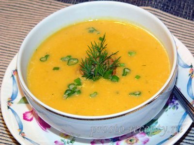 Тыквенный суп - пюре 